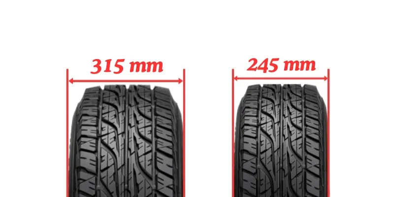 245 vs 315 Tires